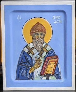Икона святителя Спиридона свет веры в красках